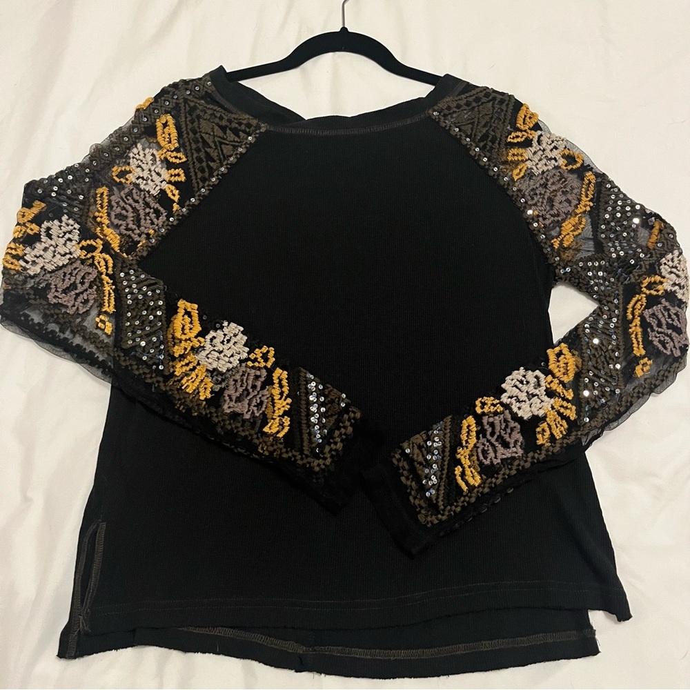 Free people embroidered shirt